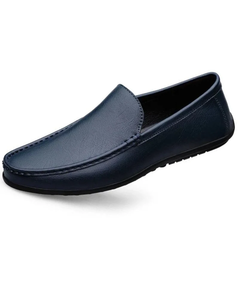 Mocassins Confortables Et Respirants En Cuir Pour Homme