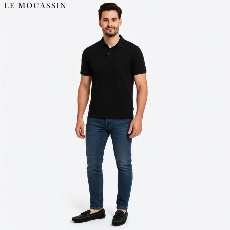 Mocassins Classiques À Glands Pour Homme