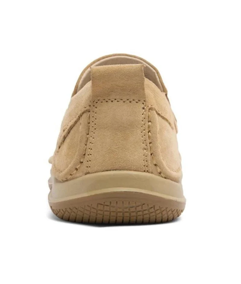 Mocassins Bateau Aspect Cuir À Semelle Colorée Pour Homme