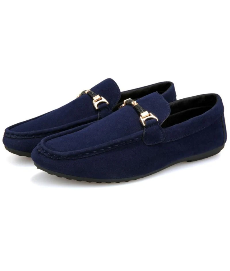Mocassins Bateau Bleu Marine Pour Homme