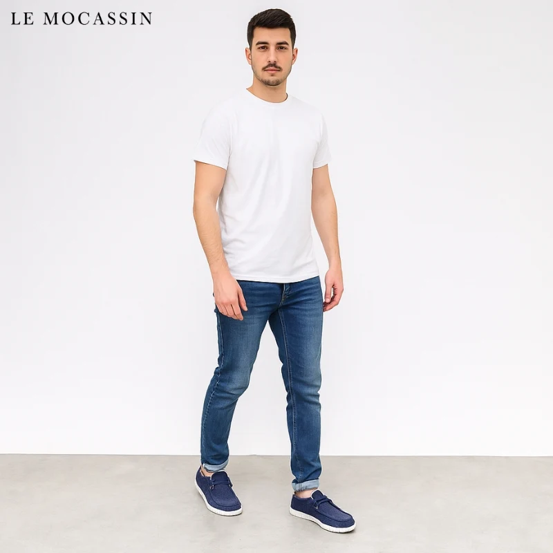 Mocassins Bateau Au Design Original Pour Homme