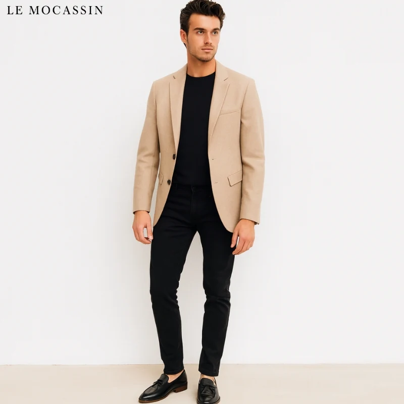 Mocassins Bateau À Lacets En Cuir Pour Homme