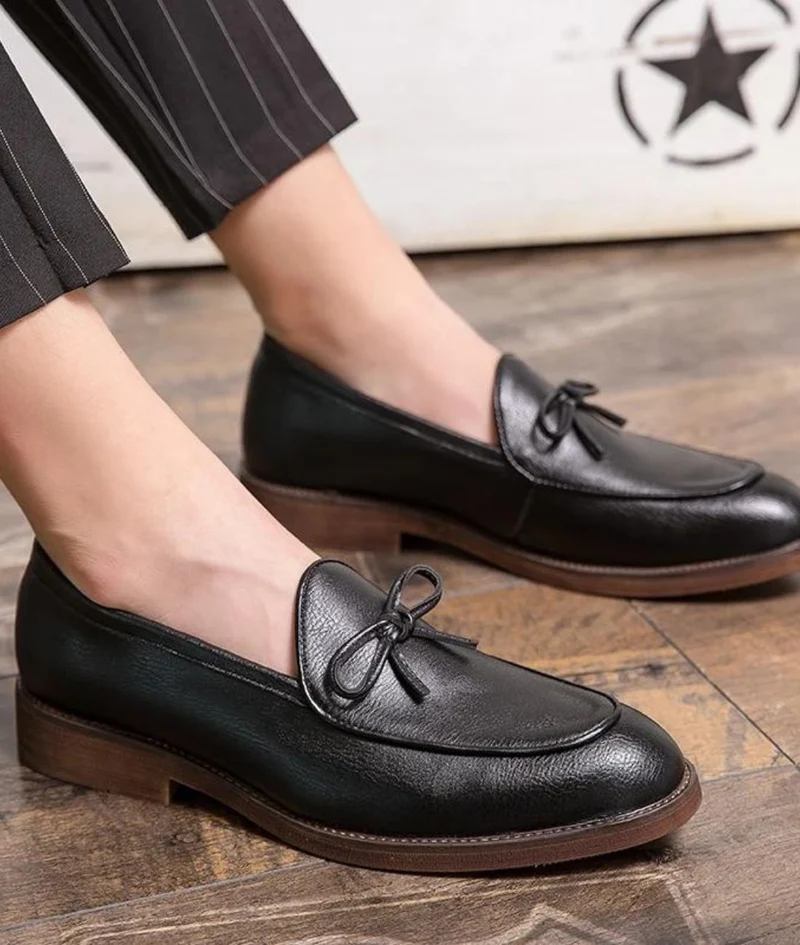 Mocassins Bateau À Lacets En Cuir Pour Homme