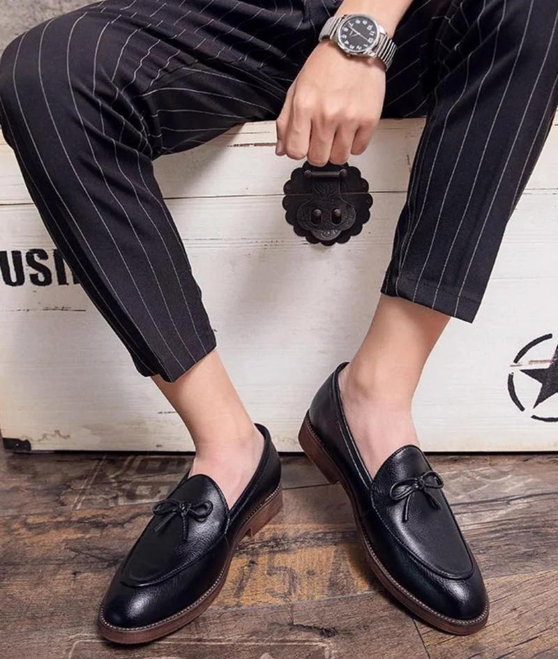Mocassins Bateau À Lacets En Cuir Pour Homme