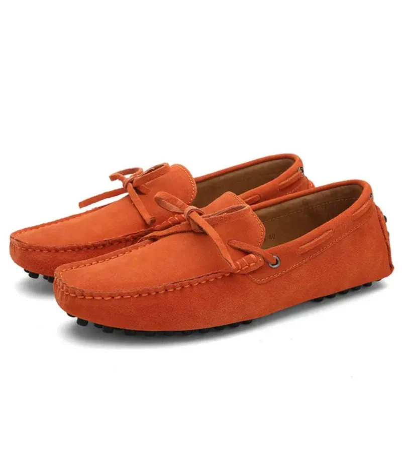 Mocassins Bateau À Enfiler Effet Daim Colorés Pour Homme