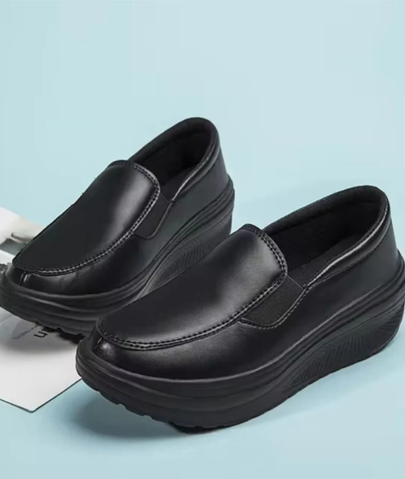 Mocassins À Talons Compensés Pour Femme