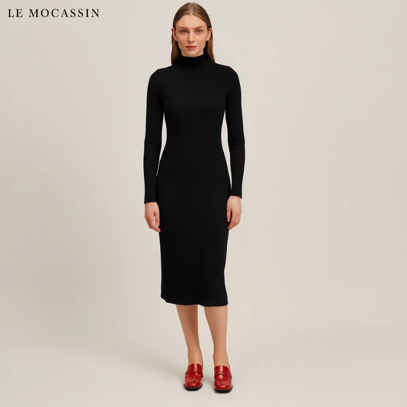 Mocassins À Talons En Cuir Vernis