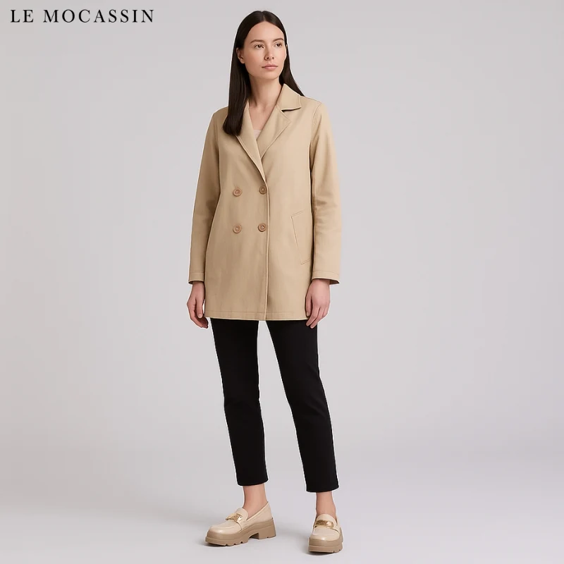 Mocassins À Plateforme Vernis Avec Chaîne Métallique Décorative