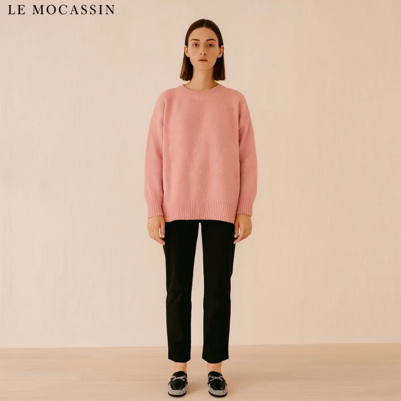 Mocassins À Talon Avec Chaînette En Cuir Vernis Pour Femme