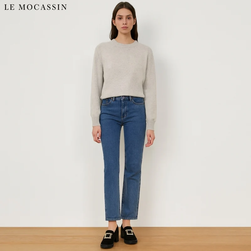 Mocassins À Plateforme Et Chaînettes Argentées Pour Femme