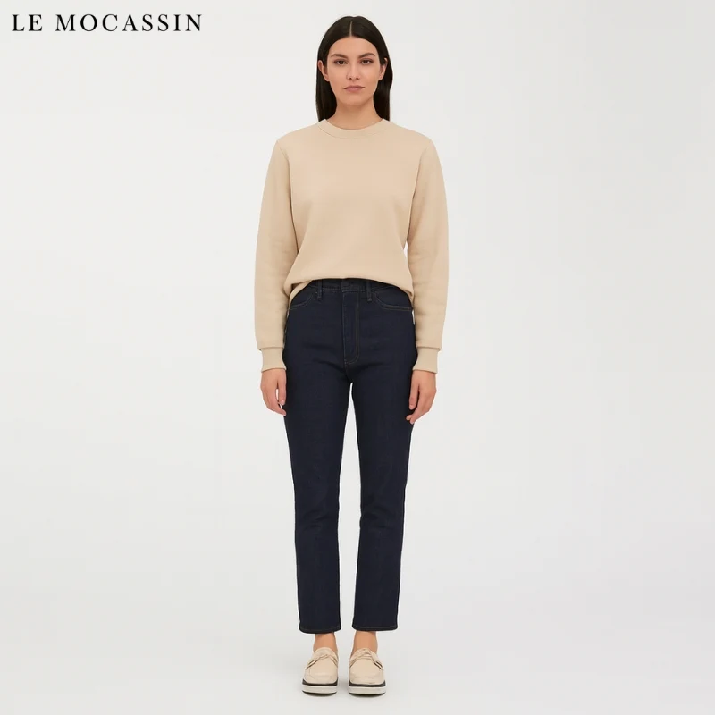 Mocassins À Plateforme Effet Cuir Suédé Pour Femme