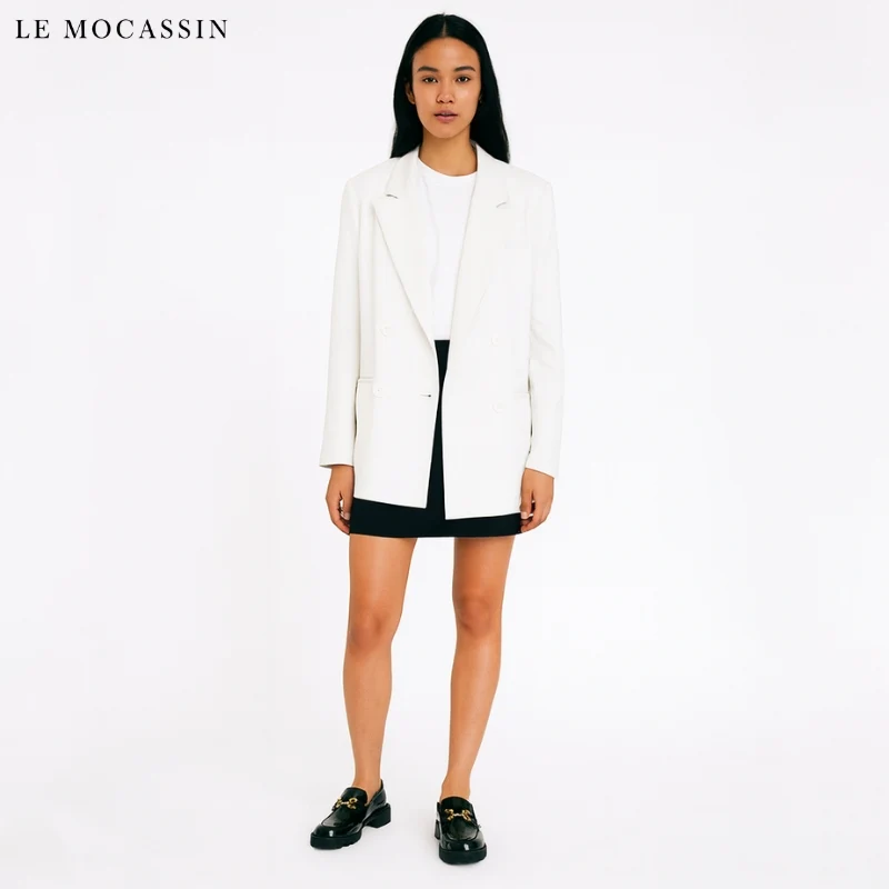 Mocassins À Plateforme De Style Britannique Pour Femme
