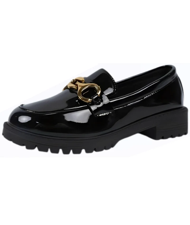 Mocassins À Plateforme De Style Britannique Pour Femme