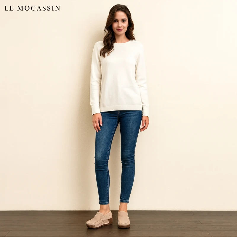 Mocassins À Plateforme Confortable Pour Femme