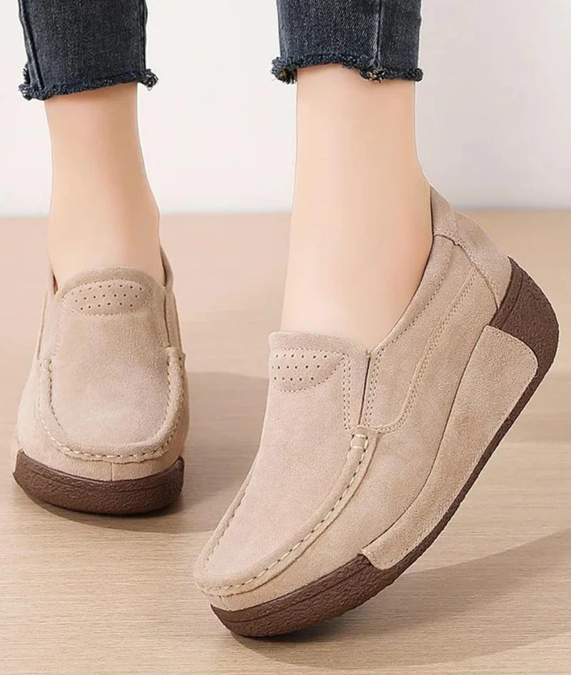 Mocassins À Plateforme Confortable Pour Femme