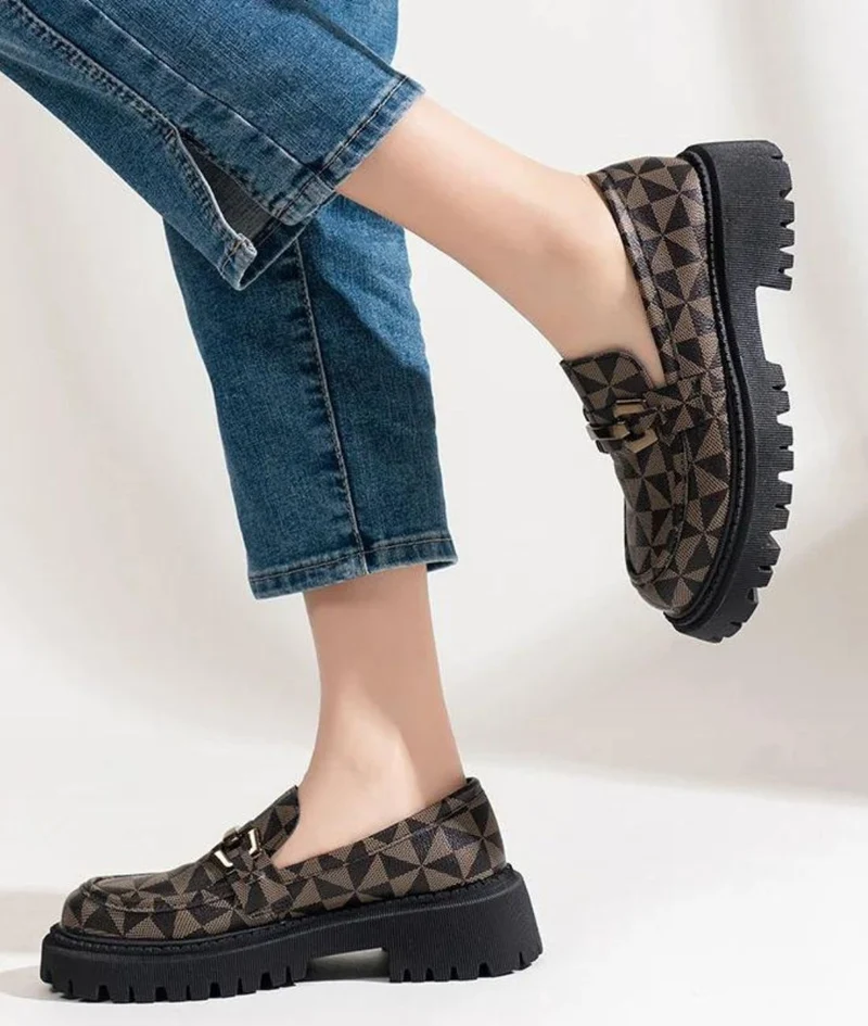 Mocassins À Plateforme Avec Un Design Original Pour Femmes