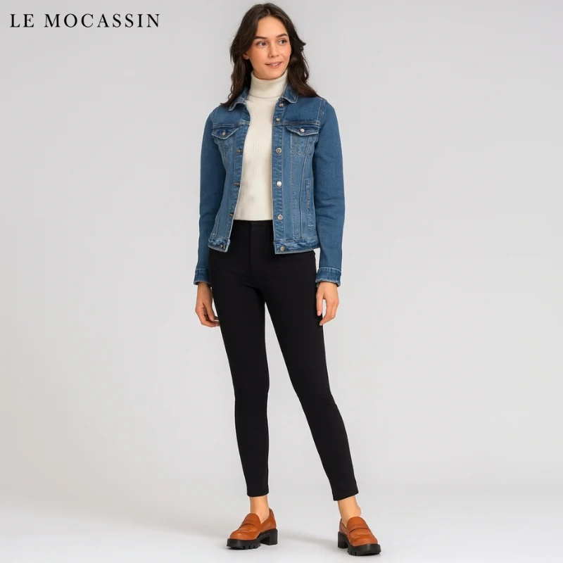 Mocassins À Plateforme Avec Sangles Pour Femme
