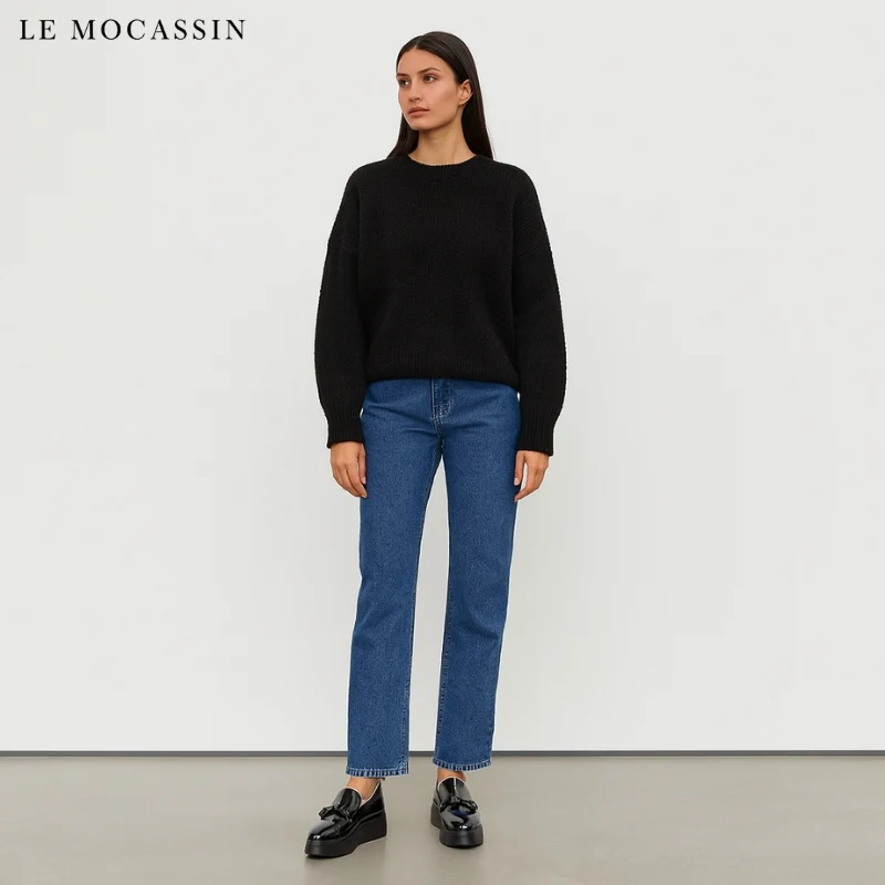 Mocassins À Plateforme À Chaine Métallique