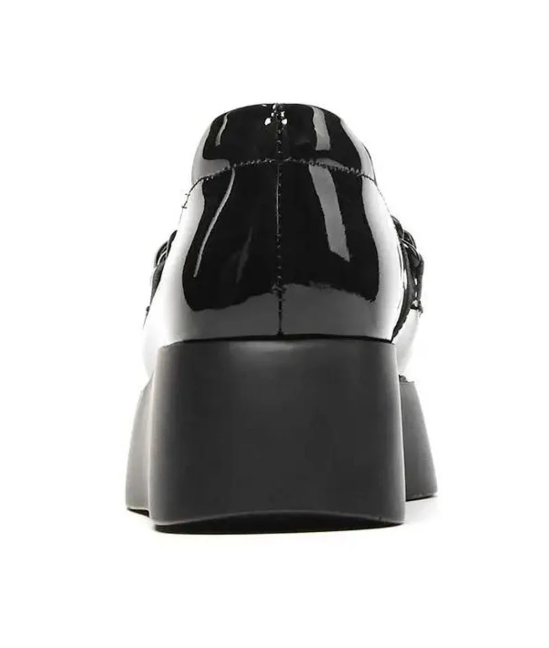 Mocassins À Plateforme À Chaine Métallique
