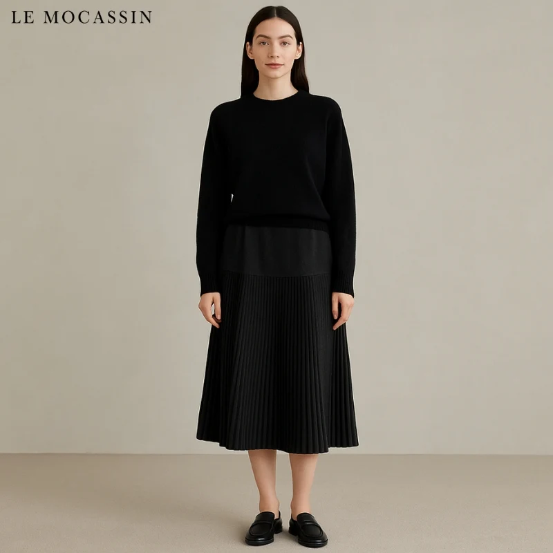 Mocassins À Petit Talon Épais Pour Femme
