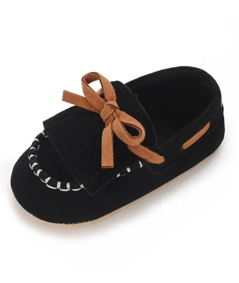 Mocassins À Lacets Avec Des Franges Pour Bébé
