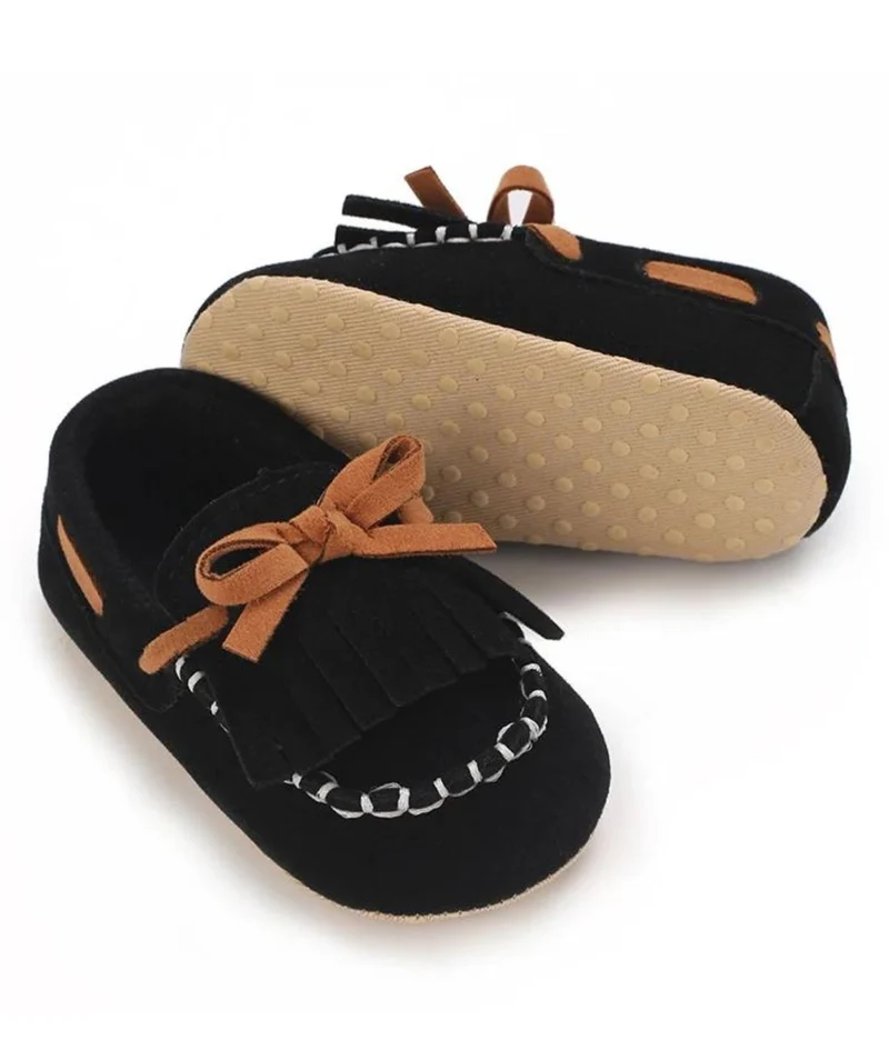 Mocassins À Lacets Avec Des Franges Pour Bébé