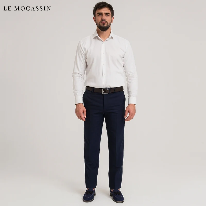 Mocassins À Glands En Daim Véritable Pour Homme