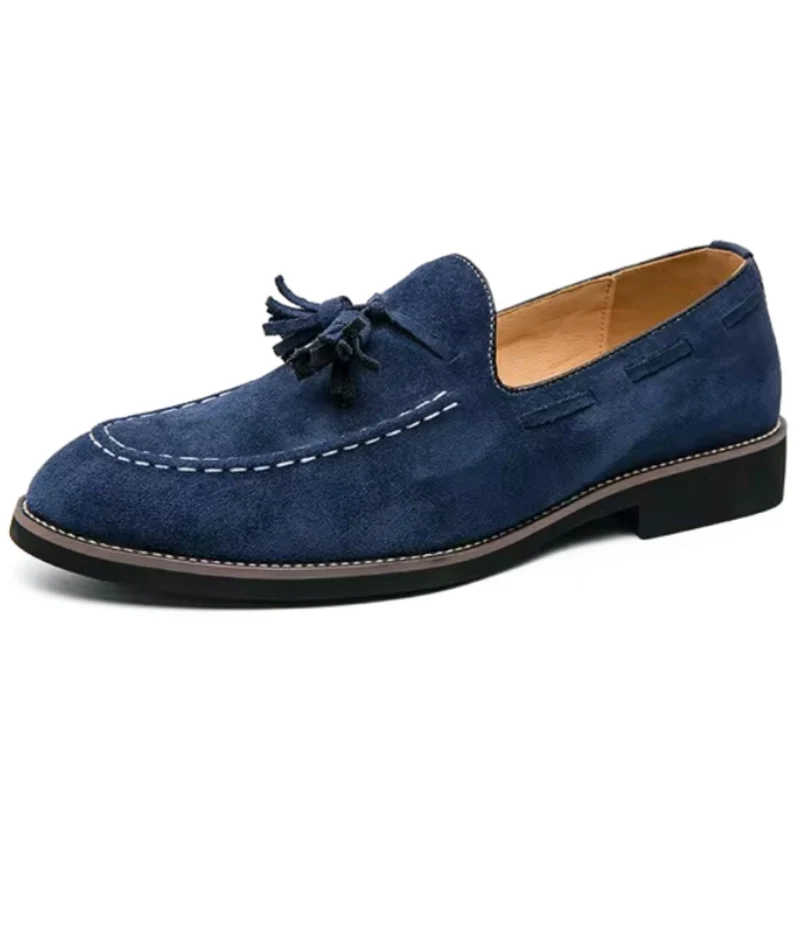 Mocassins À Glands En Daim Véritable Pour Homme