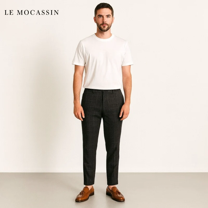 Mocassins À Glands Effet Cuir Crocodile