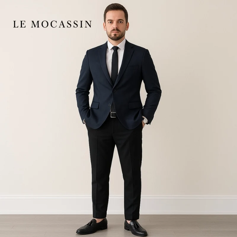 Mocassins À Gland Ornés De Détails Élégants Pour Hommes