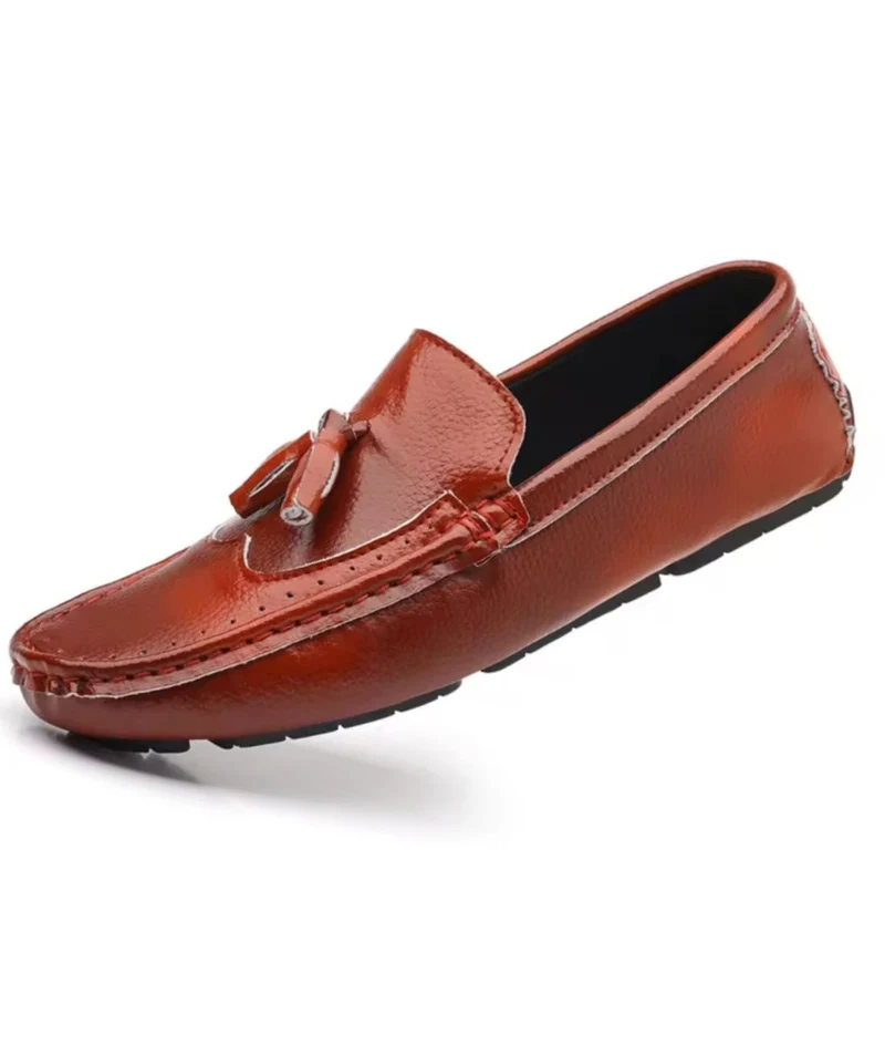 Mocassins À Gland En Cuir Avec Un Design Élégant Pour Hommes
