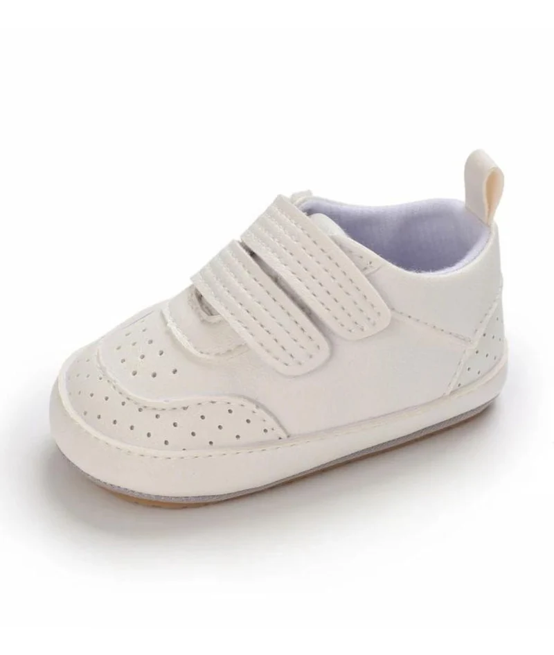 Mocassins À Fermeture Velcro Style Bateau Pour Bébé