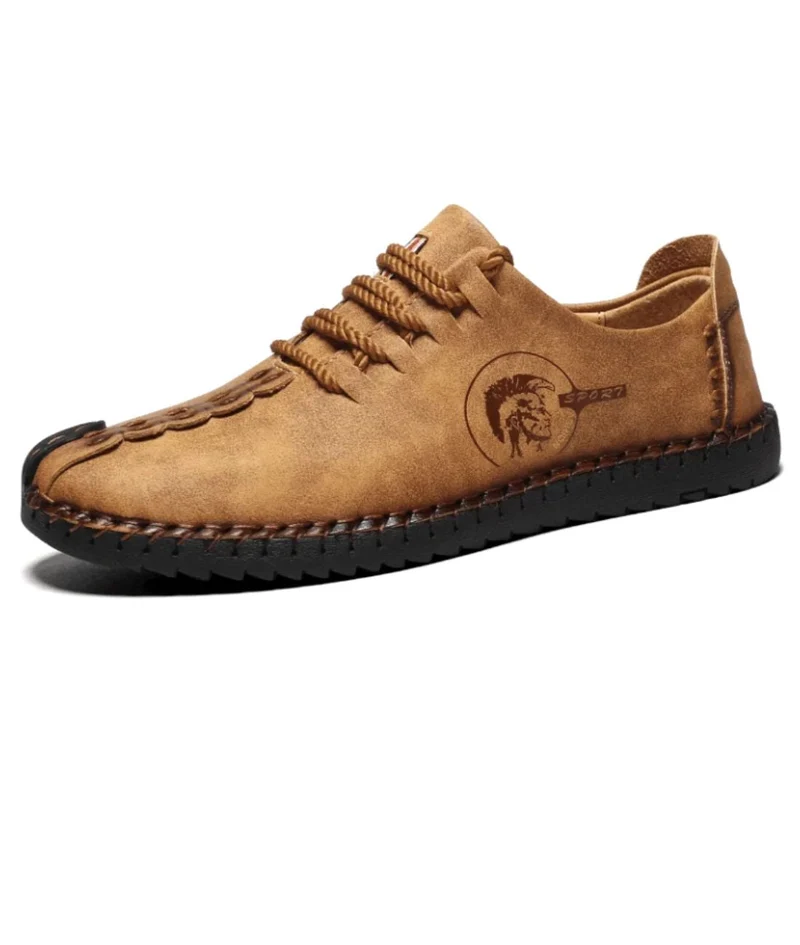 Mocassins En Cuir Synthétique Pour Homme Avec Semelle Orthopédique