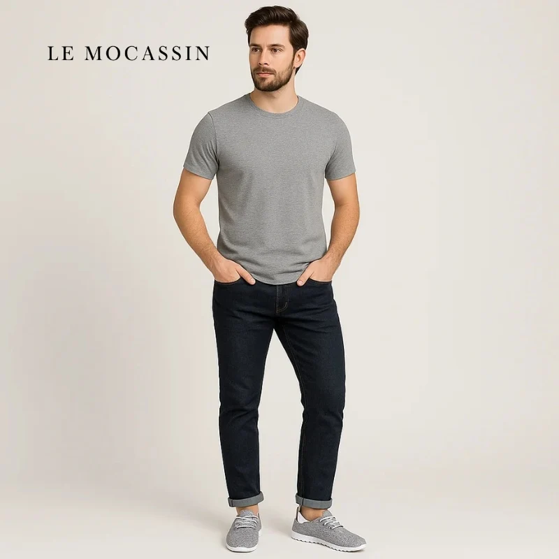 Mocassins Bateau Tricolores Tendances Pour Homme