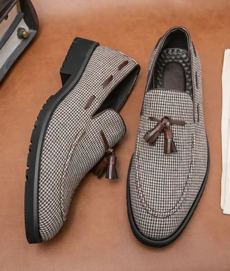 Mocassins À Gland Type Bateau Pour Homme