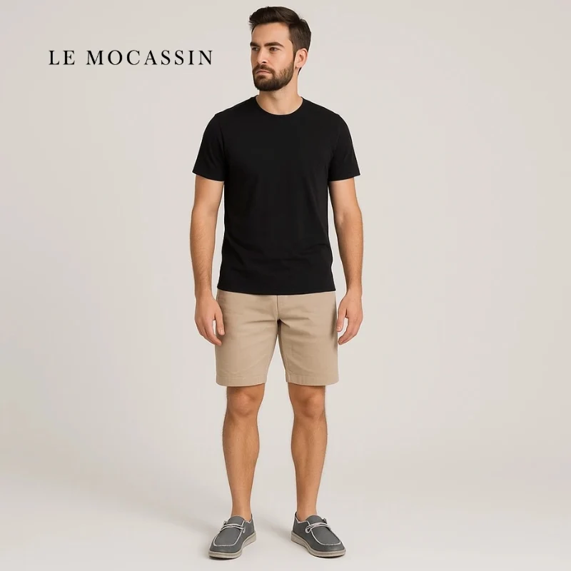 Mocassins Décontractés En Toile Jean Pour Homme