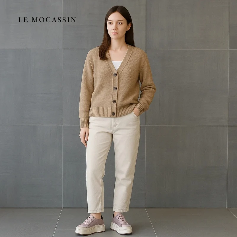 Mocassins À Plateforme À Lacets Pour Femmes