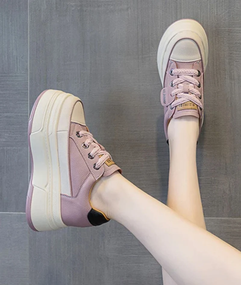 Mocassins À Plateforme À Lacets Pour Femmes