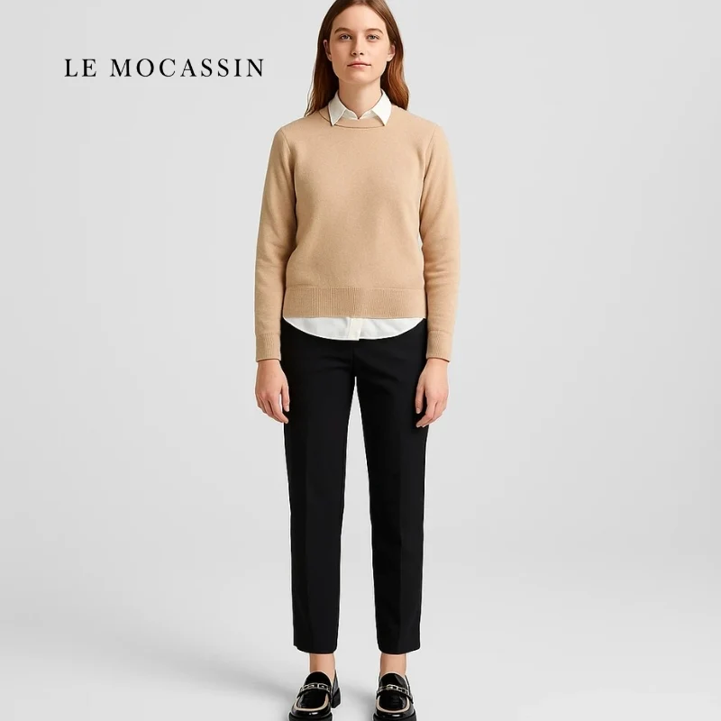 Mocassins À Bout Rond En Cuir Verni Pour Femmes