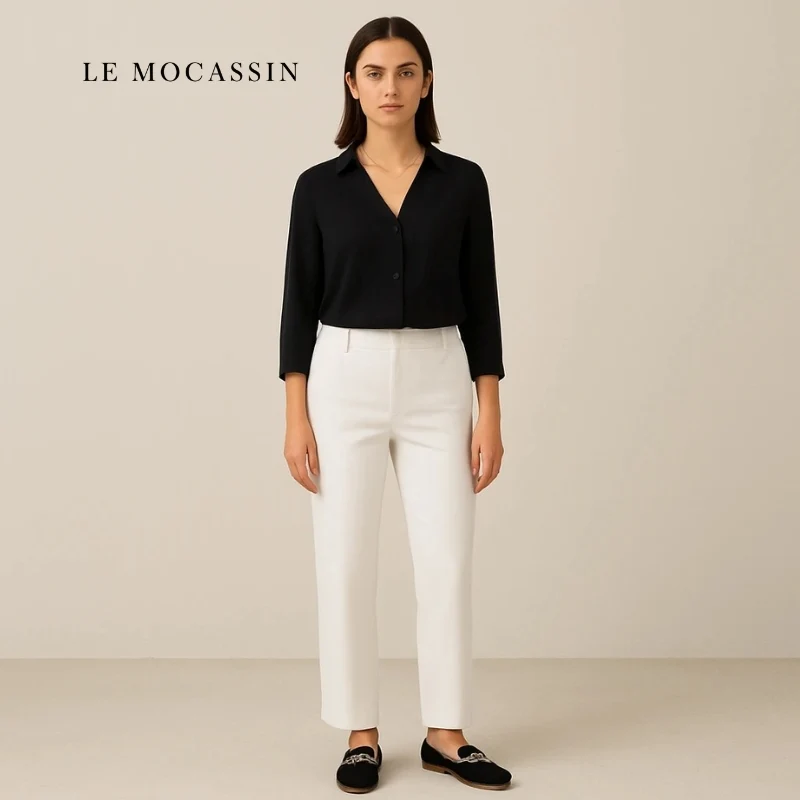 Mocassin Mary Jane Noir Style Rock