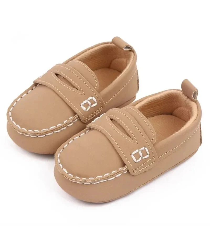 Mocassin Classiques En Cuir Pour Bébé Fille