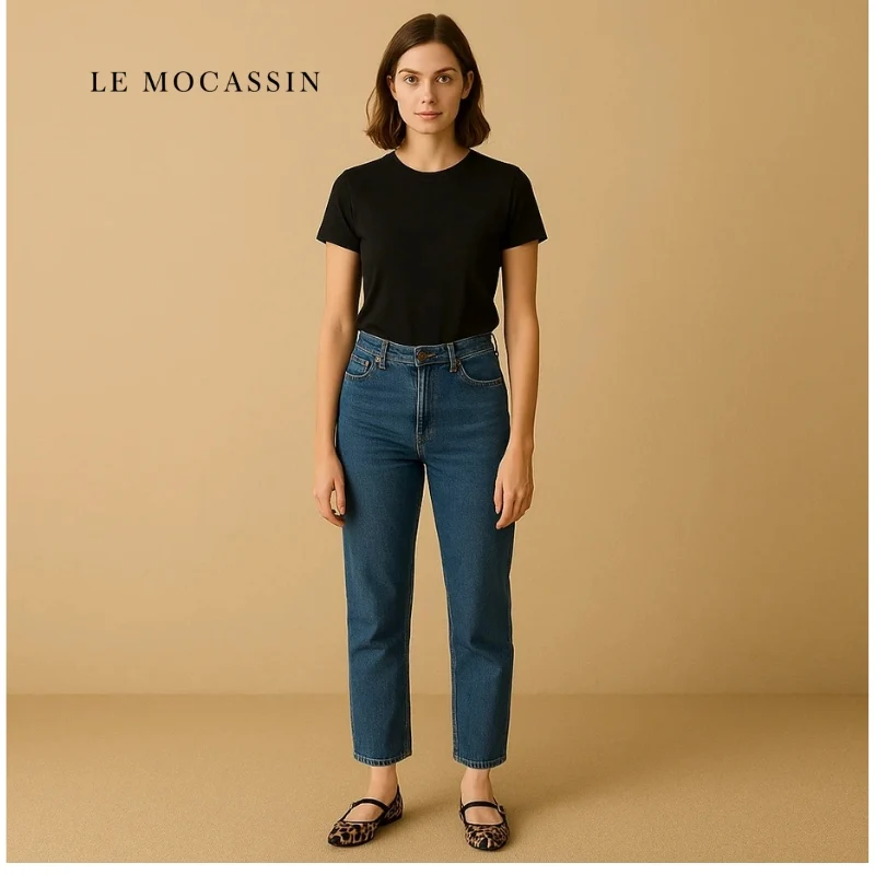 Mocassin Ballerine Léopard