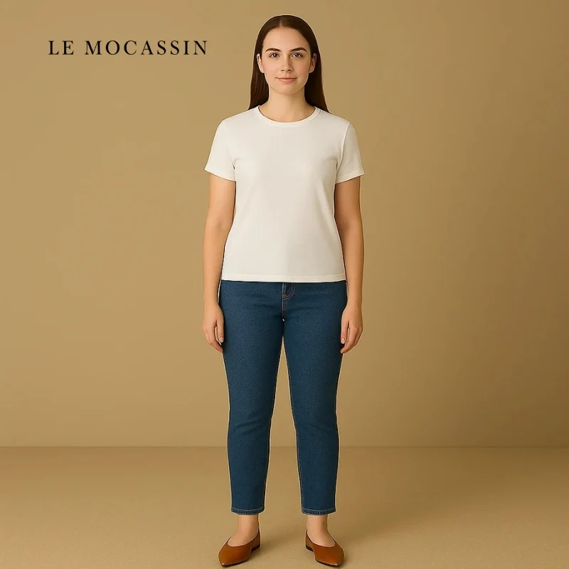 Mocassin Ballerine En Cuir Vernis