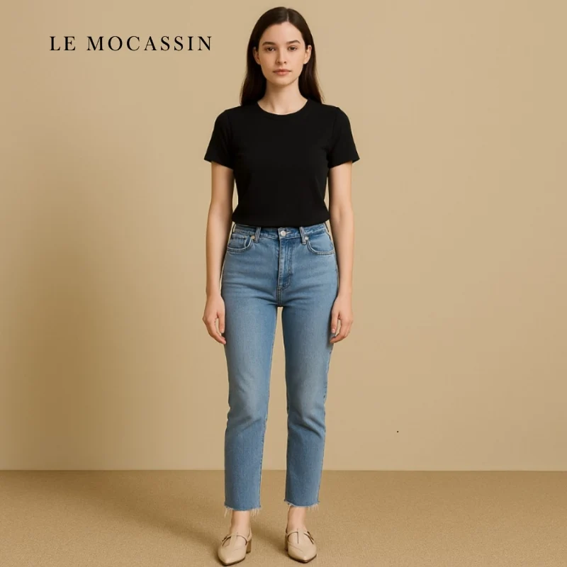 Mocassin Ballerine Décontracté À Bride
