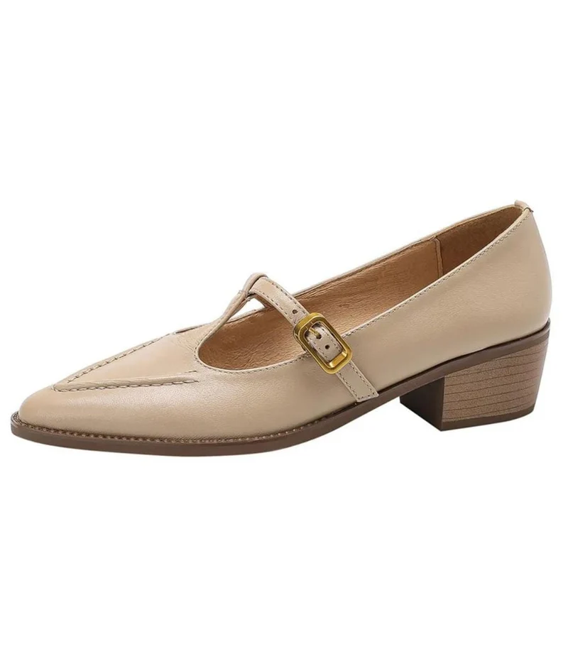 Mocassin Ballerine Décontracté À Bride
