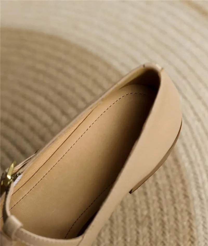 Mocassin Ballerine Décontracté À Bride
