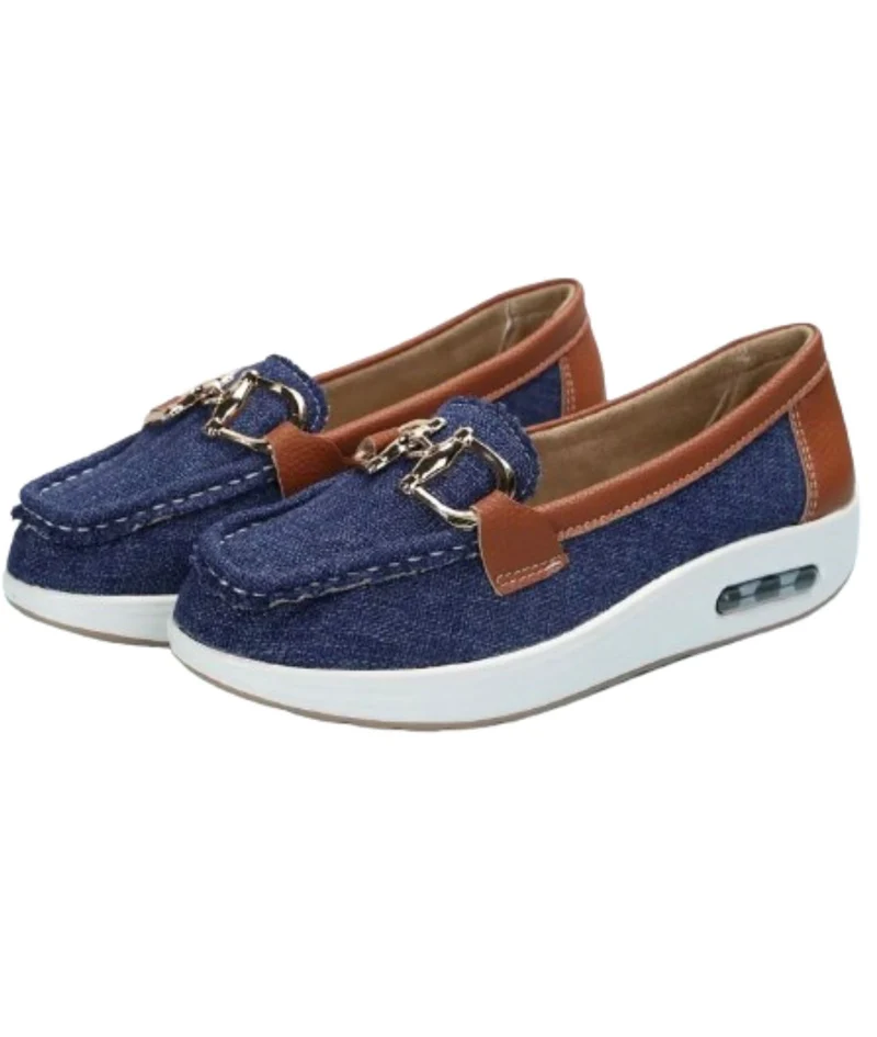 Mocassin Ballerine Avec Boucle Fine