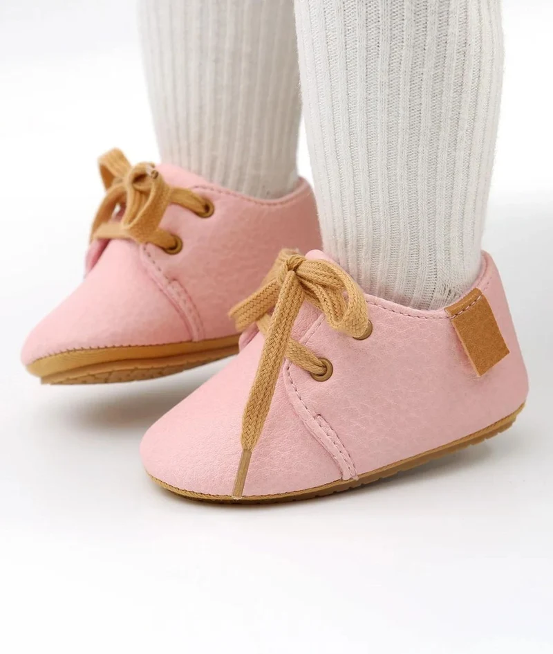 Mocassin Avec Nœud Et Semelle Souple Pour Bébé Fille