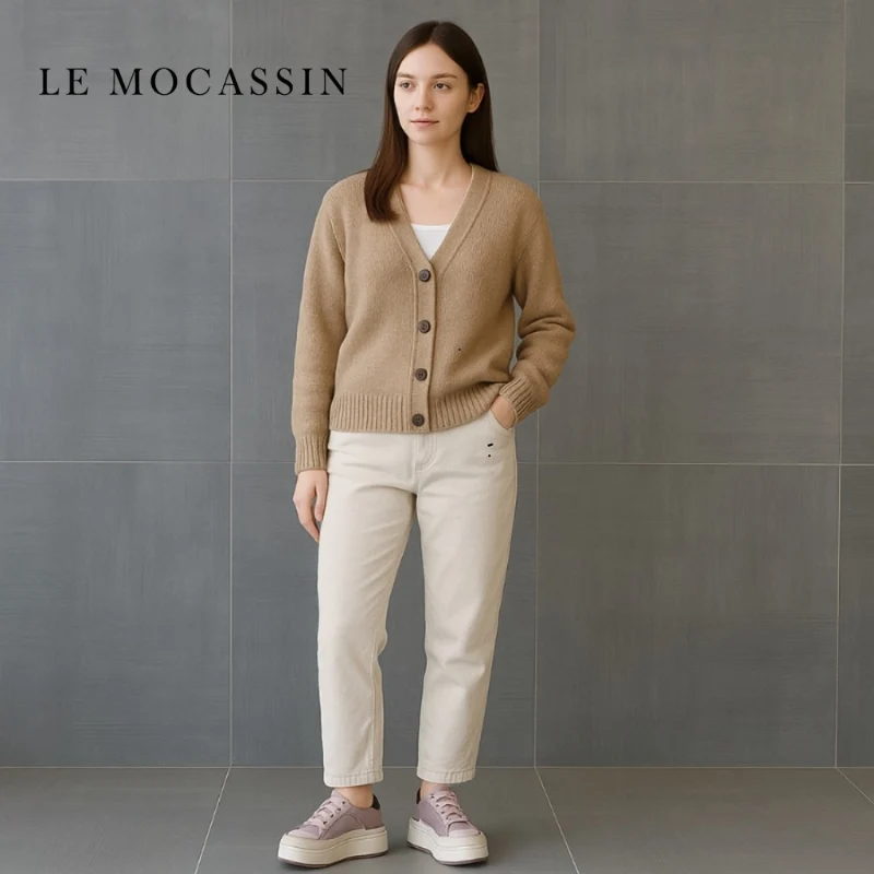 Mocassin À Lacets À Semelles Épaisses Pour Femme