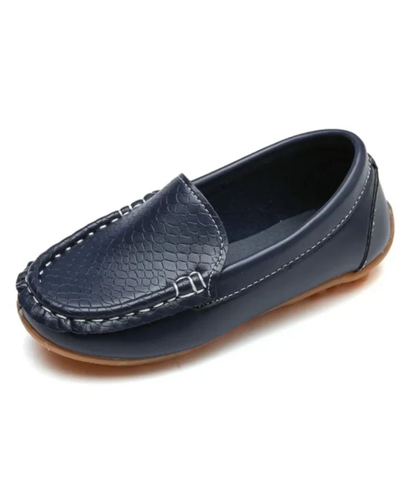 Mocassin À Enfiler En Cuir Souple Pour Enfant